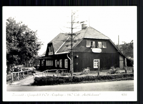 Zinnwald-Georgenfeld/Erzgeb., HO Cafe "Am Hochmoor"