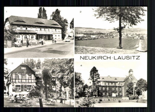 Neukirch/Lausitz, Zwiebackfabrik, Gaststätte Waldschlößchen, Oberschule
