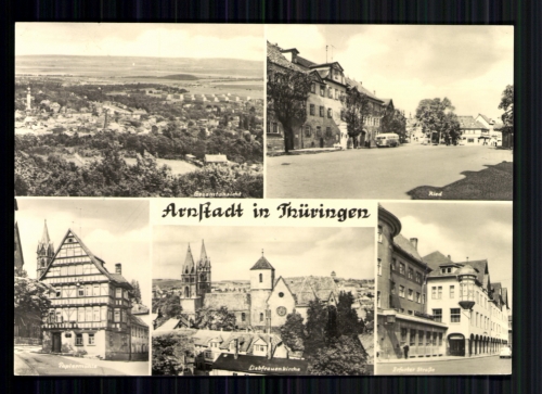 Arnstadt/Thü., Ried, Papiermühle, Liebfrauenkirche, Erfurter Straße