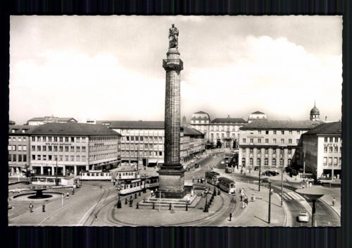 Darmstadt, Luisenplatz mit Monument