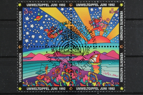 UNO Wien, MiNr. 129-132 Viererblock, ESST