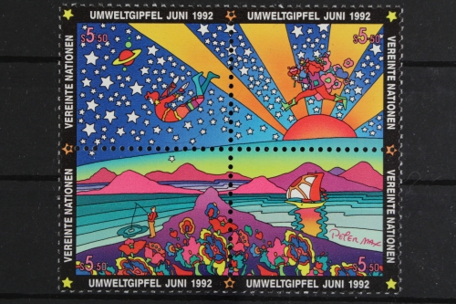 UNO Wien, MiNr. 129-132 Viererblock, postfrisch