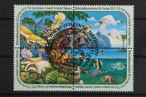 UNO Wien, MiNr. 110-113, Viererblock, ESST