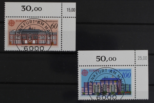 Deutschland (BRD), MiNr. 1461-1462, Ecke rechts oben, Kbwz, VS F/M