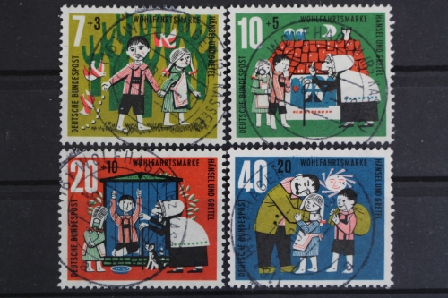 Deutschland (BRD), MiNr. 369-372, zentrische Stempel