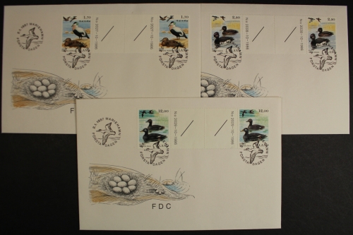 Aland, MiNr. 20-22, Zwischenstegpaare, FDC