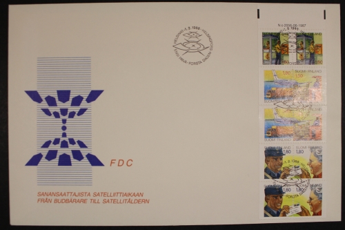 Finnland, MiNr. 1039-1043, H-Blatt 21, FDC