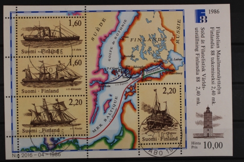 Finnland, MiNr. Block 2, gestempelt