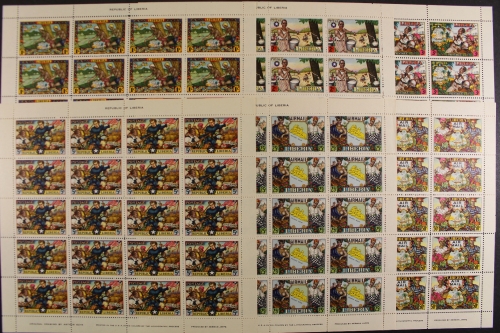 Liberia, MiNr. 420-425, 20er Bögen, postfrisch