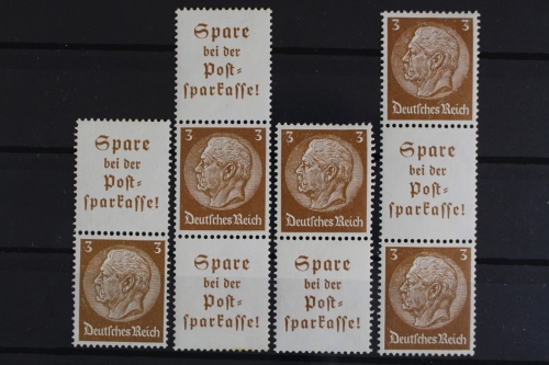 Deutsches Reich, MiNr. S 175 + S 178, Falz