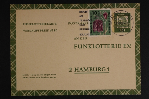 Deutschland (BRD), MiNr. FP 9, Funklotterie, gebraucht