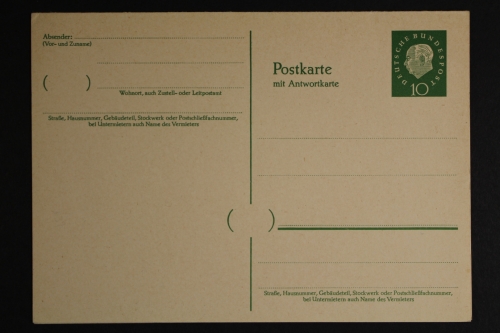 Deutschland (BRD), MiNr. P 39, ungebraucht