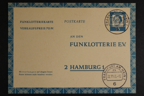 Berlin, MiNr. FP 7, Gefälligkeitsstempel