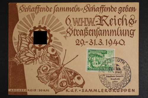 6. WHW Reichs-Straßensammlung, 1940
