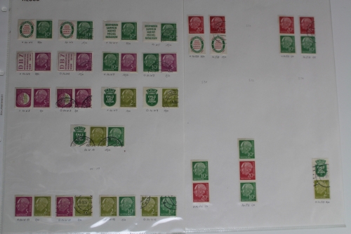 Deutschland (BRD) Zusammendrucke ab Heuss bis SWK