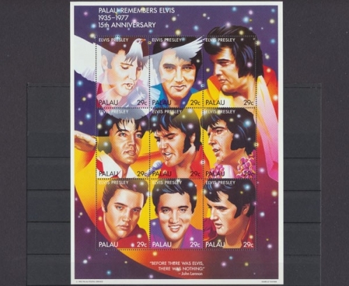 Palau, MiNr. 581-589 KB, Elvis, postfrisch