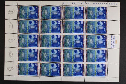 Liechtenstein, MiNr. 1189, Kleinbogen, postfrisch
