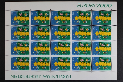 Liechtenstein, MiNr. 1234, Kleinbogen, postfrisch