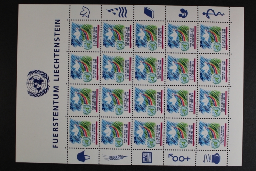 Liechtenstein, MiNr. 1015, Kleinbogen, postfrisch