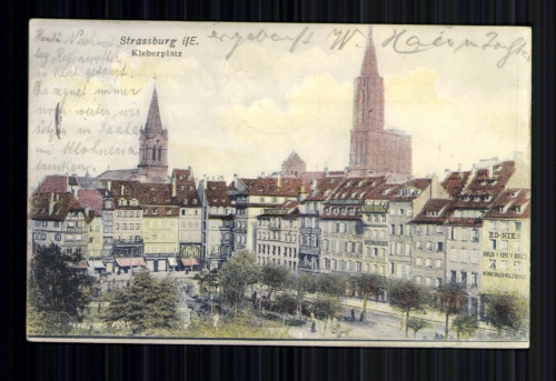 Strassburg, Elsaß, Kleberplatz / Restaurant Hornburg