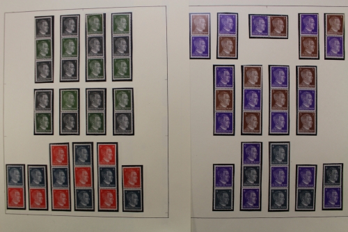 Deutsches Reich Zusammendrucke, Sammlung der Hitler Ausgaben