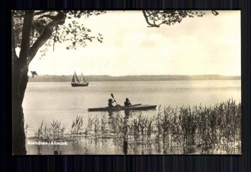 Arendsee/Altmark, Paddel- und Segelboot