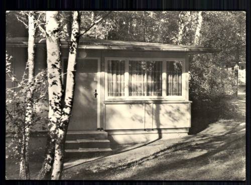 Lychen, Kreis Templin, Bungalow des Betriebsurlauberdorfs ...
