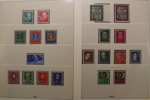Deutschland 1949-2000, große Sammlung in 7 Vordruckalben