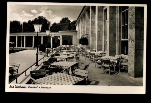 Bad Dürrheim, Kursaal - Terrasse