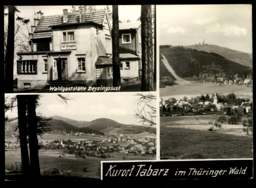 Tabarz/Thür. Wald, Waldgaststätte Deysingslust, Teilansichten