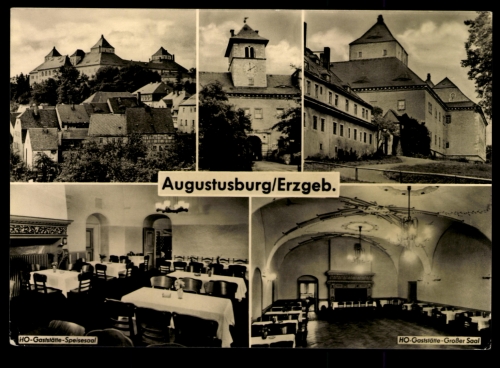 Augustusburg/Erzgeb., Schloß, HOGaststätteSpeisesaal und Großer Saal