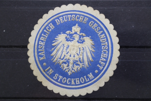 Kaiserl. Deutsche Gesandtschaft in Stockholm, Siegelmarke