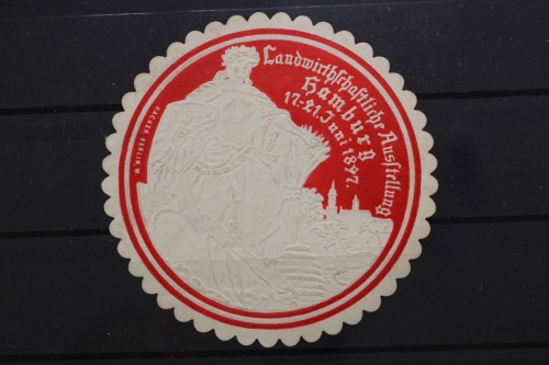 Hamburg, Landwirtschaftliche Ausstellung 1897, Siegelmarke