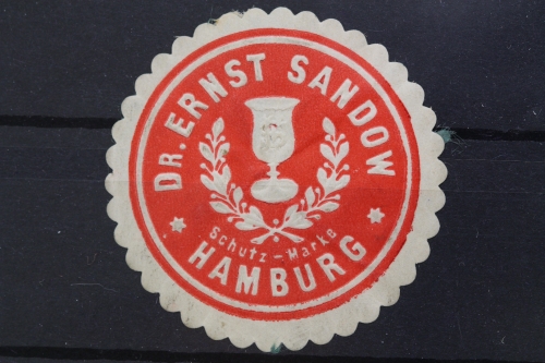 Hamburg, Dr. Ernst Sandow, Siegelmarke