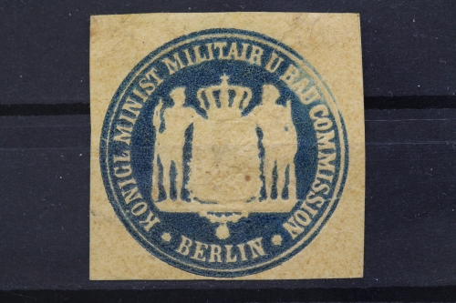 Königl. Minist Militair und Bau Commission, Berlin, Siegelmarke