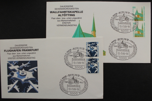 Berlin, MiNr. 798 C/D + 863 C/D, ESST Berlin, FDC