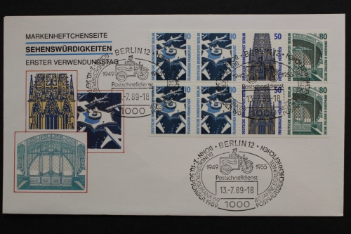 Berlin, MiNr. H-Blatt 22, ESST Berlin, FDC