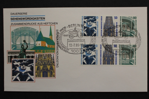 Berlin, MiNr. W 85 + W 86, ESST Berlin, FDC