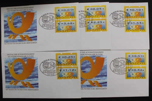 Deutschland Automaten, MiNr. 4 Type 1 TS 1, ESST Berlin, FDC