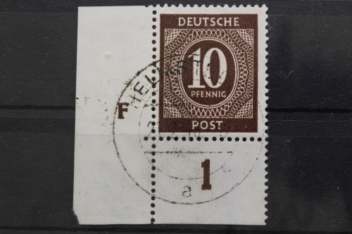 Gem. Ausgaben, MiNr. 918, Ecke links unten, DZ F, gestempelt