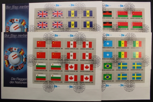 UNO - New York, MiNr. 422-437, ZD-Bogen, ESST, FDC