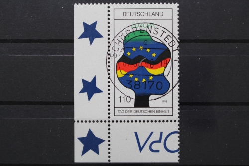 Deutschland (BRD), MiNr. 1985, Ecke li. unten, zentrischer Stempel, EST