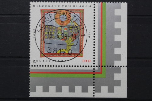 Deutschland (BRD), MiNr. 1981, Ecke re. unten, zentrischer Stempel, EST
