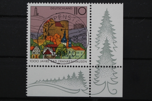 Deutschland (BRD), MiNr. 1978, Ecke re. unten, zentrischer Stempel, EST