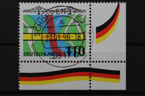 Deutschland (BRD), MiNr. 1967, Ecke re. unten, zentrischer Stempel, EST