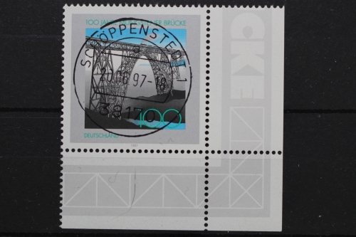 Deutschland (BRD), MiNr. 1931, Ecke re. unten, zentrischer Stempel, EST