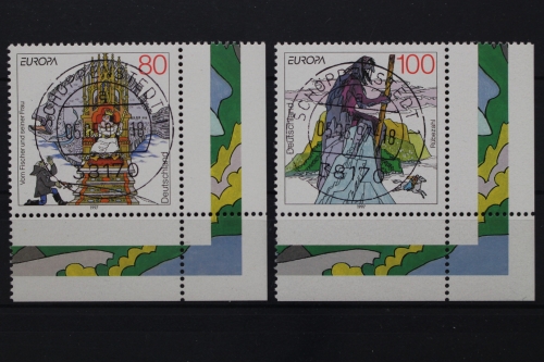 Deutschland, MiNr. 1915-1916, Ecken re. unten, zentrische Stempel, EST