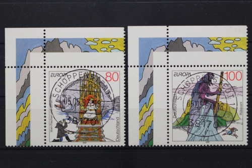 Deutschland, MiNr. 1915-1916, Ecken li. oben, zentrische Stempel, EST
