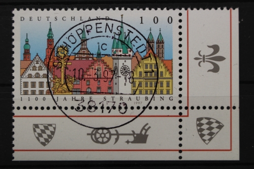 Deutschland (BRD), MiNr. 1910, zentrischer Stempel, EST