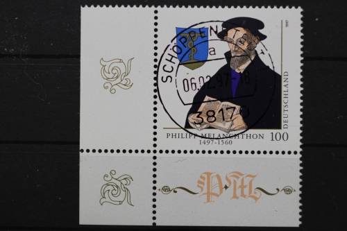 Deutschland (BRD), MiNr. 1902, Ecke li. unten, zentrischer Stempel